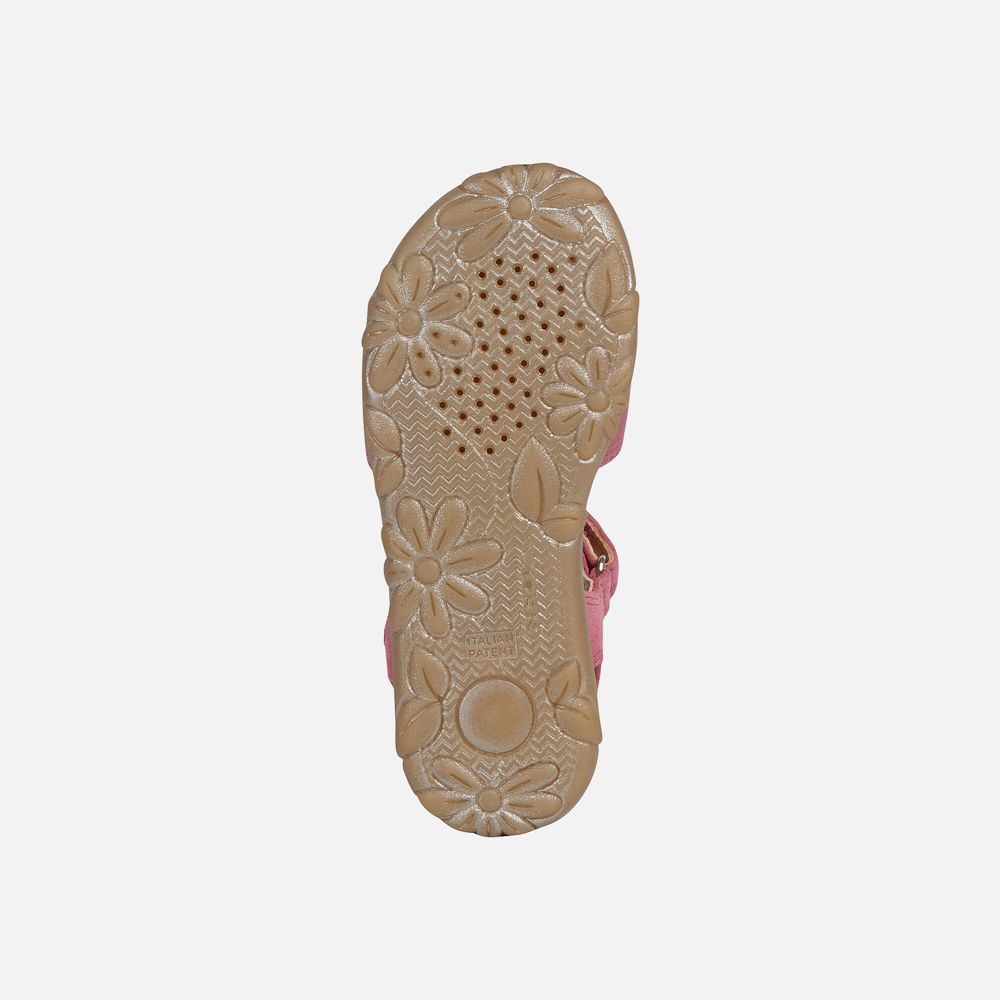 Sandalias Geox Menina Rosa - Haiti - UJXSZ8793